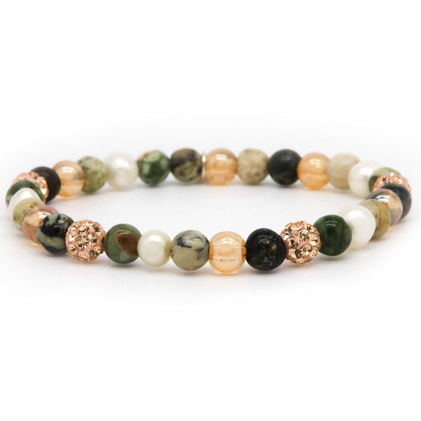 Karma Bracelet (Jewelry) Spiral Rox XS elastic (rosegold crystal)