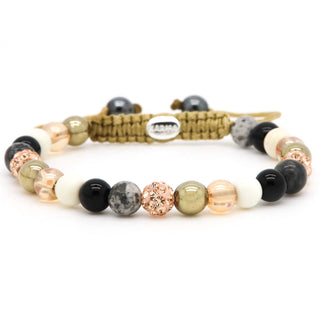 Karma Bracelet (Jewelry) Spiral Nala XS (rosegold crystal)