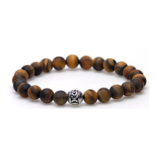 Karma men's bracelet Tiger Without Fear Silver (LENGTH 18-20CM)