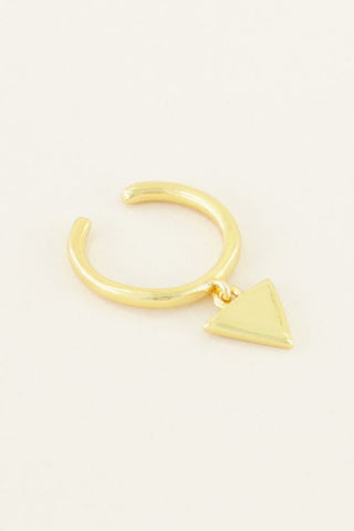 Koop gold My Jewelery Ear Cuff triangle (10mm) 