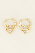 My Jewelery Earrings with open heart