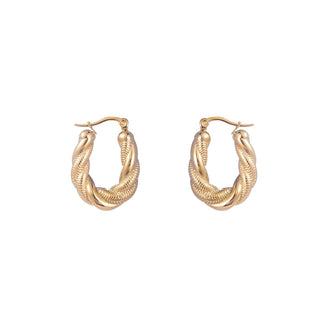 Koop gold Go Dutch Label Earrings rotated