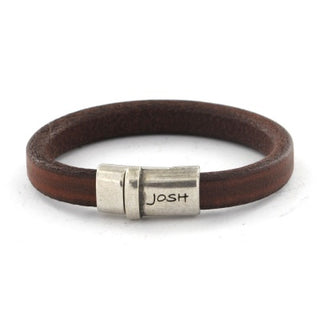 Kopen bruin Josh Heren Armband 9074 (LENGTE:20.5-22.5CM)