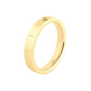 Koop gold MelanO Twisted Tatum ring (48-64MM)