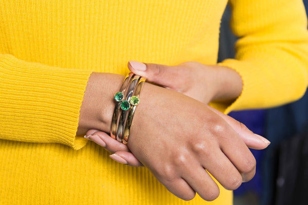 Melano Twisted bracelet Tyra gold (15.5cm-17.5CM)