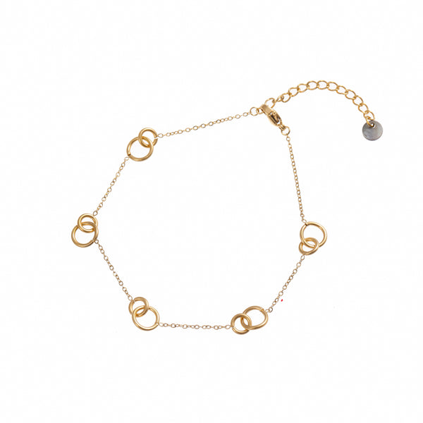 Go Dutch Label Ankle jewelry chain 2 rounds