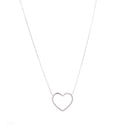 Go Dutch Label Necklace large open heart