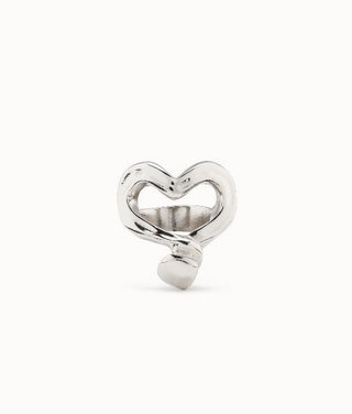 Buy zilver UNOde50 Ring - Nailed Heart | ANI0265 (MAAT 16.5-18.5MM)