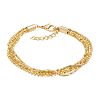 Koop goud iXXXi Jewelry Dames Armband Snake Ball slim (17CM)