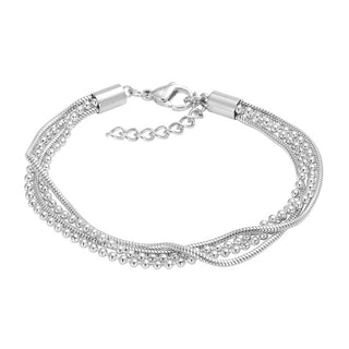 Koop silver iXXXi Jewelry Women's Bracelet Snake Ball slim (17CM)