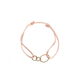 Koop pink Go Dutch Label Bracelet Rope oval 2 circles B1413