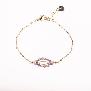 Koop purple Go Dutch Label Bracelet oval gold