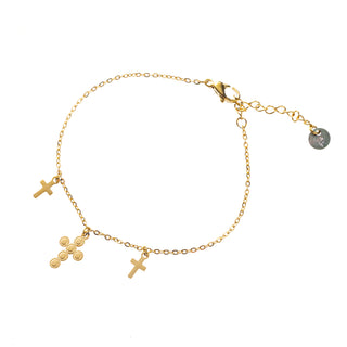 Koop gold Go Dutch Label Bracelet (jewelry) cross
