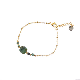 Koop turquoise Go Dutch Label Bracelet (jewelry) square stone