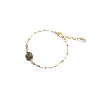 Koop gray Go Dutch Label Bracelet (jewelry) square stone