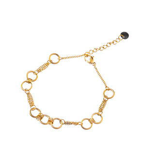 Kaufen gold Go Dutch Label-Armband (Schmuck). Halskette mit offenen Ringen