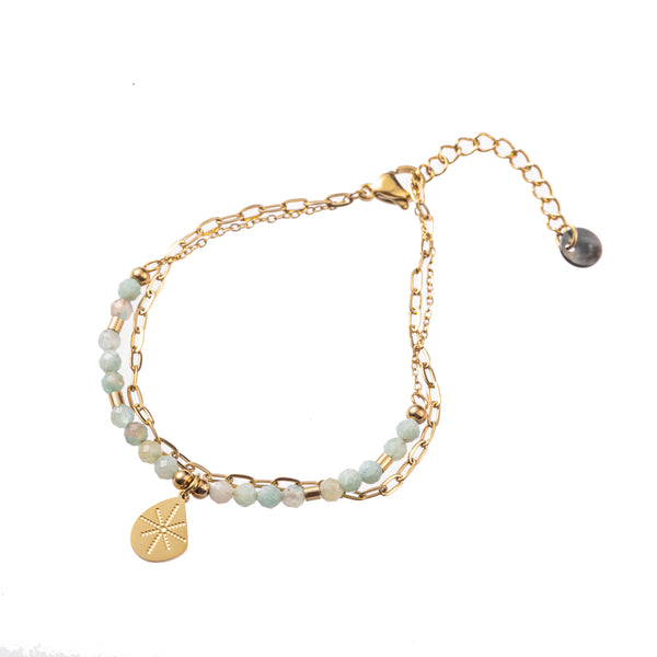 Go Dutch Label Bracelet (Jewelry) stone with sun