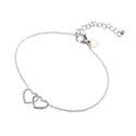 Go Dutch Label Bracelet (Jewelry) double heart