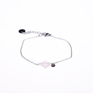 Koop silver-pink Go Dutch Label Bracelet Clover