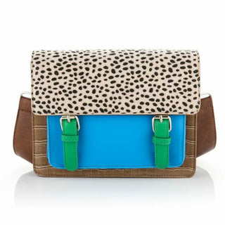 Koop blue Bijoutheek Bag Crossover Cheetah Beige