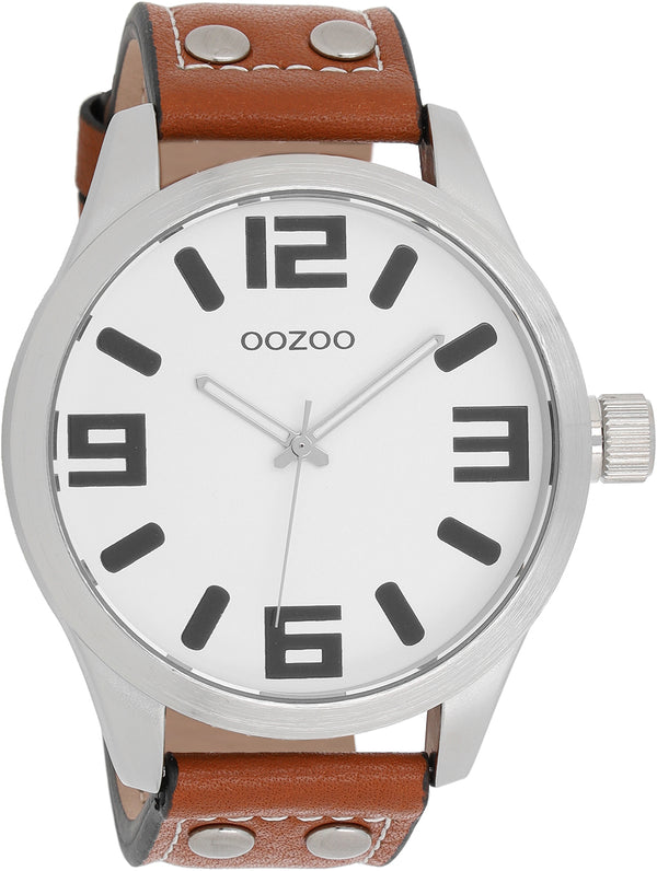 Oozoo Heren Horloge-C1001 cognac (51mm)