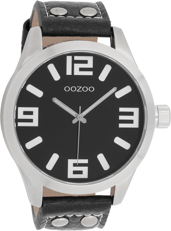 Oozoo Heren Horloge-C1004 zwart (51mm)