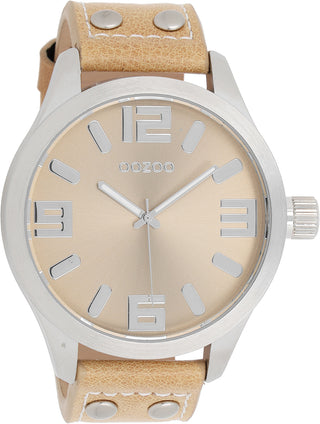 Oozoo Heren Horloge-C1005 beige (51mm)