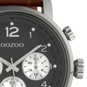 Oozoo Heren Horloge-C10061 bruin (48mm)