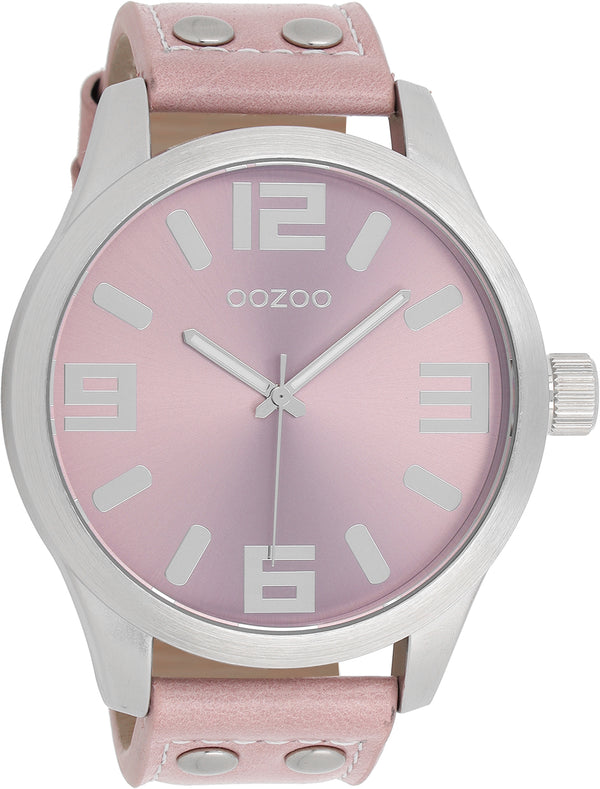 Oozoo dames Horloge-C1008 roze (51mm)
