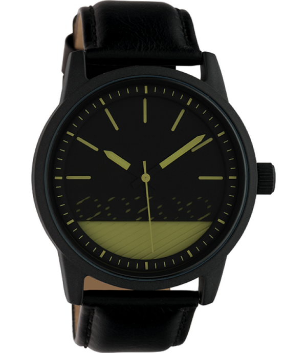 Oozoo heren horloge-C10309 zwart (45mm)
