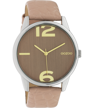 Oozoo Dames horloge-C10376 roze (40mm)