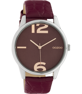 Oozoo Dames horloge-C10378 rood (40mm)