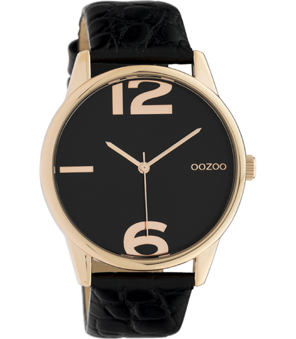 Oozoo Dames horloge-C10379 zwart (40mm)