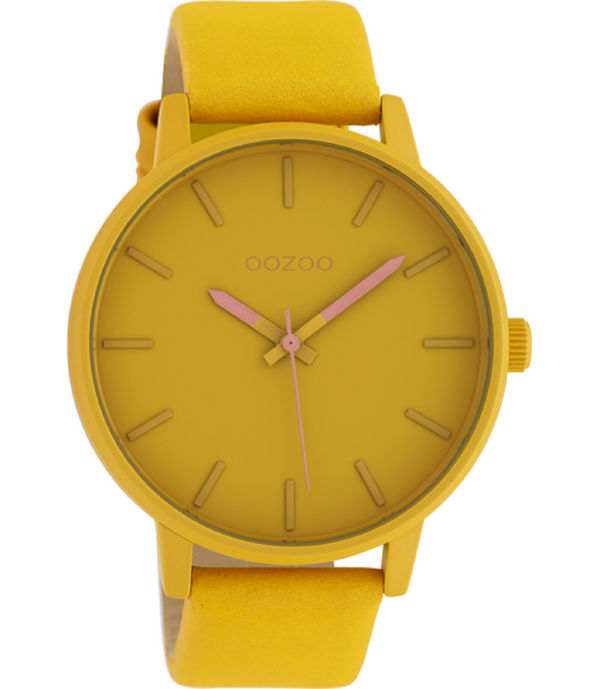 Oozoo Dames Horloge-C10380 geel (45mm)