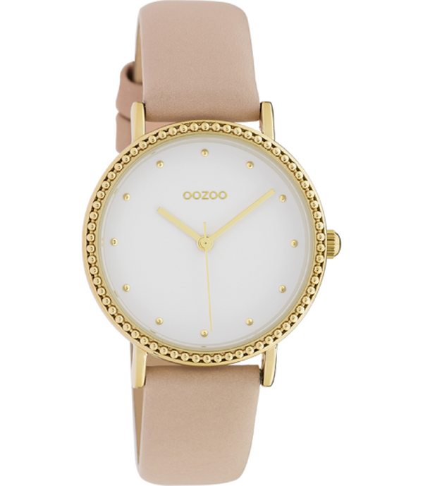 Oozoo Dames horloge-C10421 roze (34mm)