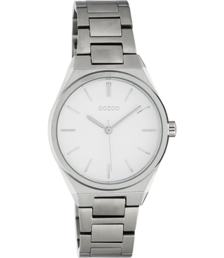 Oozoo Dames horloge-C10525 zilver (34mm)