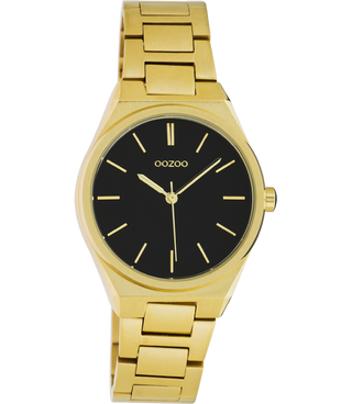 Oozoo Dames horloge-C10528 goud (34mm)