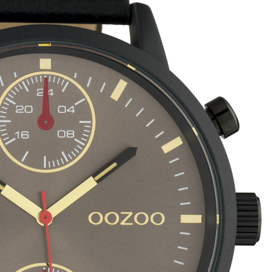 Oozoo Heren Horloge-C10532 Zwart (50mm)