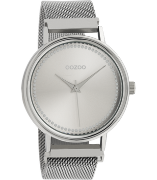 Oozoo Dames Horloge-C10680 Zilver (40mm)