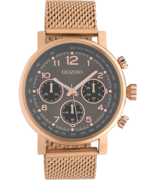 Oozoo Dames/Heren Horloge-C10703 Rosé (45mm)