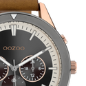 Oozoo Men's Watch-C10800 Rose Gold/Titanium (45mm)