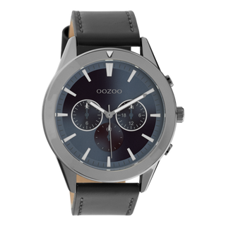Oozoo Heren Horloge-C10803 Titanium Donker Blauw (45mm)