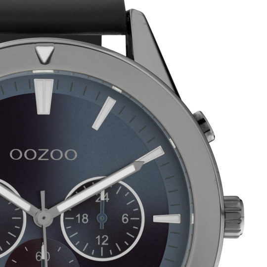 Oozoo Men's Watch-C10803 Titanium Dark Blue (45mm)