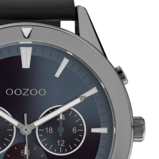 Oozoo Men's Watch-C10803 Titanium Dark Blue (45mm)