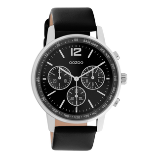 Oozoo Dames horloge-C10813 Zwart (42mm)