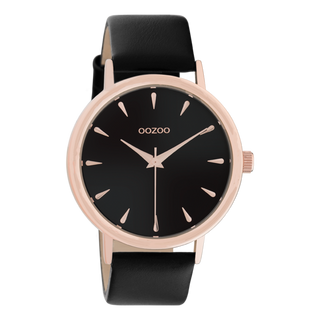 Oozoo Dames horloge-C10829 Zwart (42mm)
