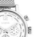 Oozoo Herrenuhr-C10900 Silber/Weiß (42mm)