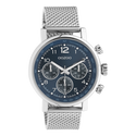 Oozoo men's watch-C10904 silver/blue (42mm)