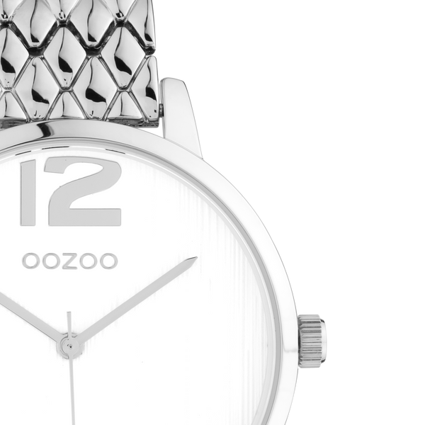 Oozoo Damenuhr-C10920 Silber (28mm)