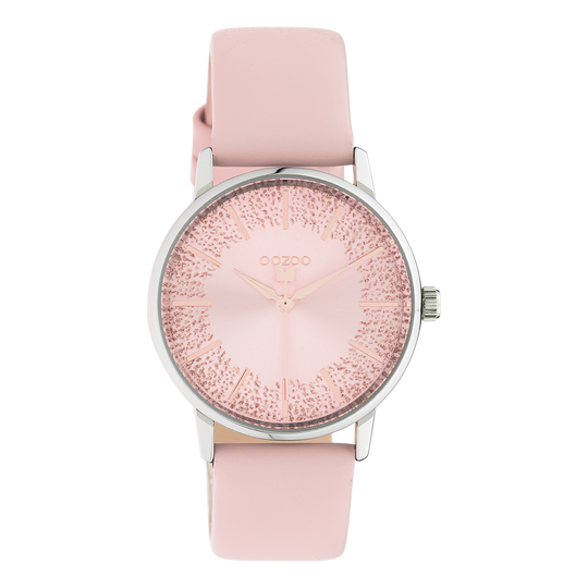 Oozoo Dames horloge-C10932 roze (35mm)